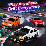 Mini Drift RC Car Supra 1/64 Scale With Gyro 2.4Gh Remote Control Professional High-Speed Turbo Racing Toy 1+ Birthday Gift