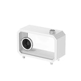 DIY Transparent Bluetooth Speaker RGB Colorful Lighting Computer Subwoofer Desktop Audio with High Volume Display BT AUX Play