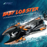 JJRC S6 RC Speed Boats 2.4G Simulate Lobster Electric Remote Control Water Boat Controls Vehicle Model Toys for Games child Kids