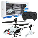 6 Styles Wireless Remote Control Alloy Aircraft Helicopter Toy Anti-collision 2 Channels With Box Gifts For Children And Adults