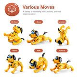 RC Robot Dog Electronic Pet Toys 2.4G Kids Remote Control Dogs Programable Toy Intelligent Talking Animal Pets For Children