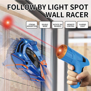 RC Car Stunt Infrared Laser Tracking Wall Ceiling Climbing Follow Light Remote Control Drift Car Electric Anti Gravity Car Toy