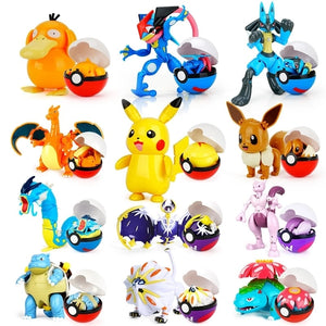 Pokemon Ball Variant Toys Model Pikachu Jenny Turtle Pocket Monsters Pokemones Action Figure Toys Children boy girl Gifts toy