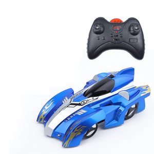 RC Car Stunt Infrared Laser Tracking Wall Ceiling Climbing Follow Light Remote Control Drift Car Electric Anti Gravity Car Toy