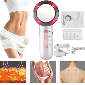 Ultrasonic EMS Body Slimming Massager Ultrasound Cavitation Weight Loss Machine Anti Cellulite Fat Burner Galvanic Infrared - Virtual Blue Store
