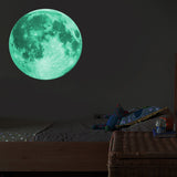 30cm Luminous Moon 3D Wall Sticker