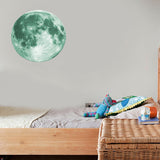 30cm Luminous Moon 3D Wall Sticker - Virtual Blue Store