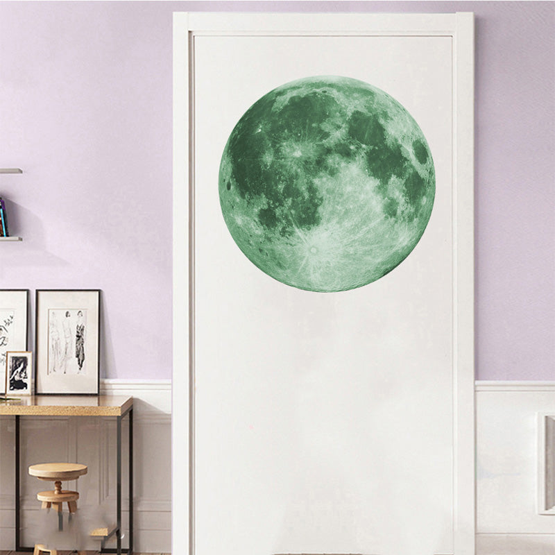 30cm Luminous Moon 3D Wall Sticker - Virtual Blue Store