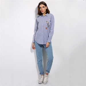 Women High Waist Denim Jeans - Virtual Blue Store