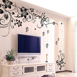 Decal Decoration Flower Wall Sticker - Virtual Blue Store