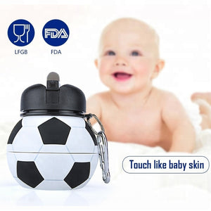 Novelty Football Sports Water Bottle - Virtual Blue Store