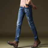 Men Long Breathable Jeans - Virtual Blue Store