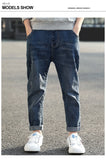 Teenagers Cotton Casual Trousers - Virtual Blue Store