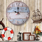 1PC Vintage Wooden Wall Clock