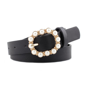Pearl Decorative Women Belt - Virtual Blue Store