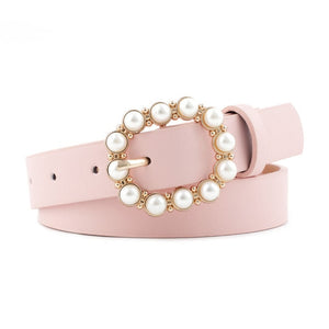 Pearl Decorative Women Belt - Virtual Blue Store