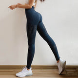 Women Seamless High Waist Leggings - Virtual Blue Store
