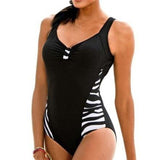 Black One Piece Large Swimsuits - Virtual Blue Store
