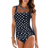 Black One Piece Large Swimsuits - Virtual Blue Store