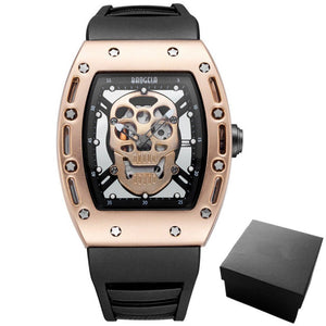 BAOGELA New Skull Men Watches Military Silicone Brand Pirate Hollow Watch Men Luminous Sports Wristwatch Relogio Masculino - Virtual Blue Store