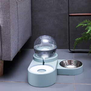 1.8L Bubble Single Pet Bowls - Virtual Blue Store