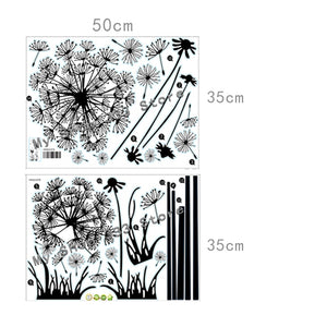Dandelion Sitting Room Wall Stickers - Virtual Blue Store