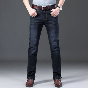 Slim Fit Black Blue Denim Pants - Virtual Blue Store