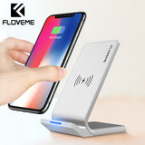FLOVEME Universal Qi Wireless Charger For iPhone X XS XR 10W Fast Charger USB Wireless Charging For Samsung Galaxy S8 S9 Note 8