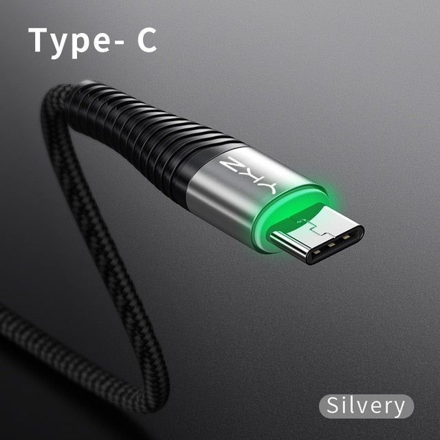 LED 3A USB Type C Cable - Virtual Blue Store
