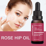 Pure Organic Rosehip Oil Antioxidantfor Scars Fine Lines Wrinkles Stretch Marks Improve Skin Elasticity Firmness