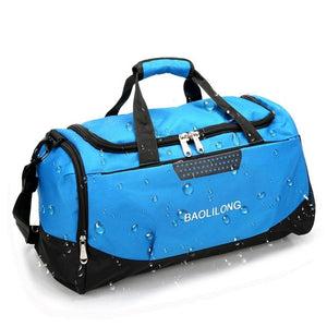 Sports Gym Bag With Shoes Pocket - Virtual Blue Store