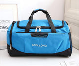Sports Gym Bag With Shoes Pocket - Virtual Blue Store