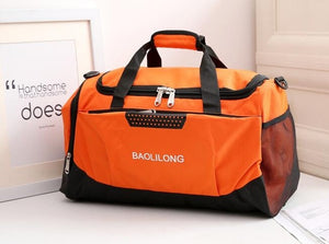 Sports Gym Bag With Shoes Pocket - Virtual Blue Store