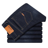 Men Classic Soft Black Jeans - Virtual Blue Store