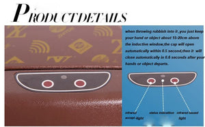 6 Liter  Office Sensor Dustbin Automatic Big Capacity Dustbin  Trash Can Garbage Bin Waste bins  Ashcan Ash-bin - Virtual Blue Store