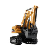 RC Trucks Mini Remote Control Bulldozer 1:24 5CH 6CH Alloy Engineering Car Dump Truck Crane Excavator Electric Vehicle Toys - Virtual Blue Store