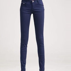 Elastic Women Pencil Jeans - Virtual Blue Store