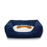 Large Dogs Corduroy Sleeping Bed - Virtual Blue Store