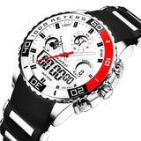 Men Rubber LED Digital Quartz Watch