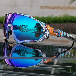 Mtb Polarized Sports Cycling Glasses - Virtual Blue Store