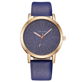 Leather Quartz Women's Watch - Virtual Blue Store
