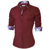 Men's Casual Slim Fit Shirt - Virtual Blue Store