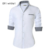 Men's Casual Slim Fit Shirt - Virtual Blue Store