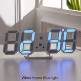 3D LED Digital Table Wall Clock - Virtual Blue Store