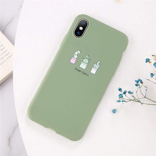 Cartoon Letter Deer Smiley iPhone Cover - Virtual Blue Store