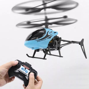 Mini RC Infraed Induction Helicopter - Virtual Blue Store