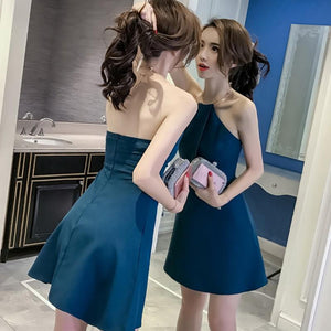 Women Apparel Neck Dress - Virtual Blue Store