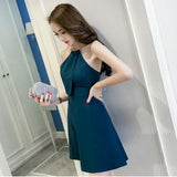Women Apparel Neck Dress - Virtual Blue Store