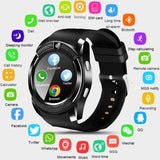 Smart Watch Men Bluetooth Sport Watches Women Ladies Rel Gio Smartwatch with Camera Sim Card Slot Android Phone PK DZ09 Y1 A1