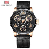 Luxury Brand Men Analog Leather Sports Watches Brown Men's Army Military Watch Male Quartz Clock Relogio Masculino 2020 waches - Virtual Blue Store
